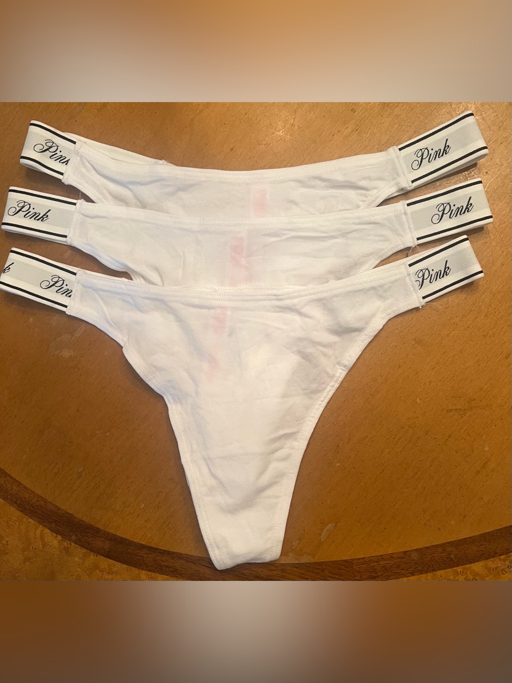 3 NWT Victoria’s Secret thong underwear panties’medium